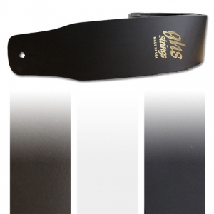 GHS gitár heveder, bőr, fekete