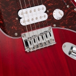 Cort elektromos gitár, Powersound HH hangszedővel, nyílt pórusú vörös