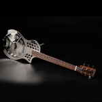 Johnson fémtestű rezonátoros gitár pickup-pal, nikkelezett