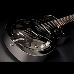 Johnson fémtestű rezonátoros gitár pickup-pal, nikkelezett