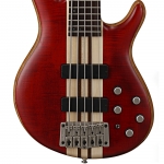 Cort elektromos basszusgitár, 5 húros, matt vörös