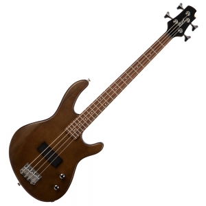 Cort junior elektromos basszusgitár, Powersound hangszedő, matt dió - ÁRVÁLTOZÁS