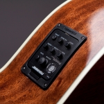 Cort akusztikus bariton gitár elektronikával, matt natúr