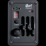 Cort akusztikus gitár elektronikával, balkezes, matt natúr