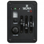 Sigma 00-testű akusztikus gitár elektronikával