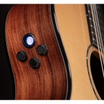 Cort klasszikus gitár Fishman elektronikával, félkemény tokkal, All solid, natúr