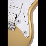 Cort elektromos gitár, amerikai hárs test, Alnico V hangszedővel, pezsgőarany