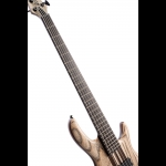 Cort elektromos basszusgitár, 5 húros, Fishman hangszedő, keménytokkal, natúr fekete erezettel