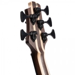 Cort elektromos basszusgitár, 5 húros, Fishman hangszedő, keménytokkal, natúr fekete erezettel