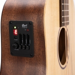 Cort mini akusztikus gitár elektronikával, natúr 