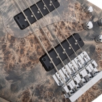 Cort elektromos basszusgitár, 5 húros, deluxe félkemény tokkal, nyílt pórusú szénszürke - KIFUTÓ MODELL, ÁRZUHANÁS