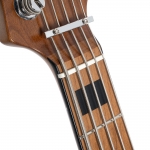 Cort elektromos basszusgitár, 5 húros, deluxe félkemény tokkal, nyílt pórusú szénszürke - KIFUTÓ MODELL, ÁRZUHANÁS