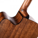 Cort akusztikus gitár Fishman elektronikával, All solid, deluxe félkemény tokkal, mahagóni, fekete burst