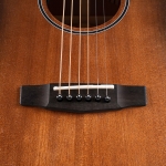 Cort akusztikus gitár Fishman elektronikával, All solid, deluxe félkemény tokkal, mahagóni, fekete burst