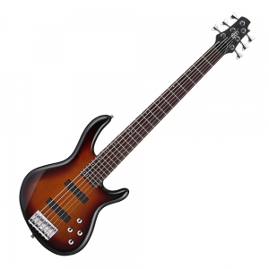 Cort elektromos basszusgitár, 6 húros, Aktív, Powersound hangszedők, sunburst - KIFUTÓ SZÍN, ÁRZUHANÁS