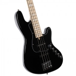 Cort elektromos basszusgitár, prémium tokkal, fekete
