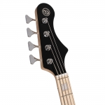 Cort elektromos basszusgitár, prémium tokkal, fekete