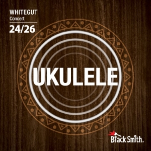 BlackSmith Ukulele Whitegut, Concert 24-26 húr, fehér