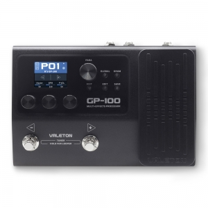 Valeton multi-effekt processzor pedál, fekete