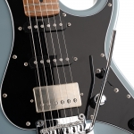 Cort elektromos gitár, amerikai hárs test, kékes-szürke