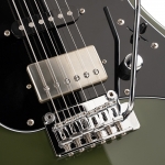 Cort elektromos gitár, amerikai hárs test, olajzöld