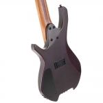 Cort elektromos basszusgitár, 5 húros, Bartolini hangszedők, fej nélküli, csillagpor zöld