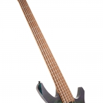 Cort elektromos basszusgitár, 5 húros, Bartolini hangszedők, fej nélküli, csillagpor zöld