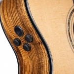 Cort akusztikus gitár Fishman elektronikával, félkemény tokkal, Bocote, All solid