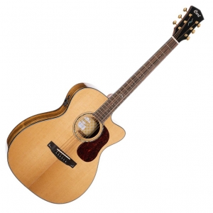 Cort akusztikus gitár Fishman elektronikával, félkemény tokkal, Bocote, All solid