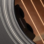 Cort akusztikus gitár elektronikával, cédrus, fekete