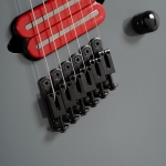 Cort elektromos gitár, multi-scale, tokkal, Tactical Grey