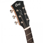 Cort akusztikus gitár Fishman elektronikával, középfényű fekete