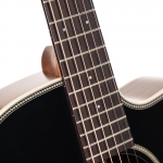 Cort akusztikus gitár Fishman elektronikával, középfényű fekete