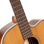 Cort akusztikus gitár Fishman elektronikával, középfényű natúr