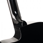 Cort akusztikus gitár elektronikával, cutaway, fekete