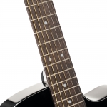 Cort akusztikus gitár elektronikával, cutaway, fekete