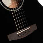 Cort akusztikus gitár elektronikával, cutaway, fekete