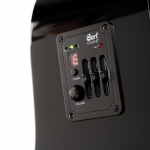 Cort akusztikus gitár elektronikával, cutaway, fekete