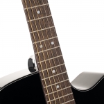 Cort akusztikus gitár elektronikával, cutaway, fekete