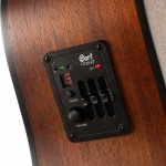 Cort akusztikus gitár elektronikával, mahagóni, cutaway, open pore