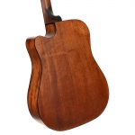 Cort akusztikus gitár elektronikával, mahagóni, cutaway, open pore