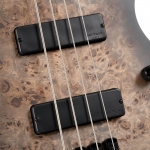 Cort elektromos basszusgitár, Bartolini hangszedők, fej nélküli, csillagpor fekete