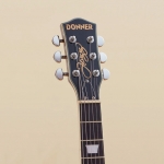 Donner félakusztikus jazzgitár, bordó