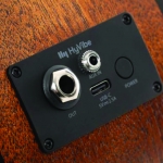 Cort akusztikus gitár HyVibe H2 elektronikával, matt barna burst