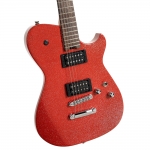 Cort elektromos gitár, Matt Bellamy Signature modell, humbucker szett, csillogó piros