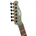 Cort elektromos gitár, Matt Bellamy Signature modell, humbucker szett, matt oliva zöld