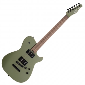 Cort elektromos gitár, Matt Bellamy Signature modell, humbucker szett, matt oliva zöld
