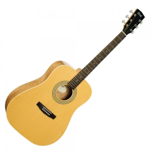 Cort akusztikus gitár, fényes natúr