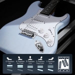 Donner elektromos gitár szett erősítővel, sonic blue