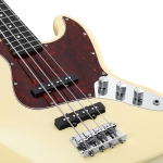 Donner elektromos JB basszusgitár, fehér